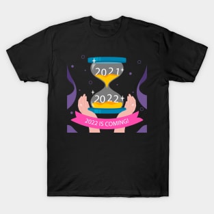 Hand Drawn Sand Watch 2022 T-Shirt